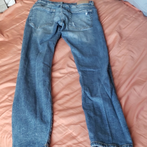 Distressed Skinny Coupe Moulante & Denim Jeans - Picture 2 of 8